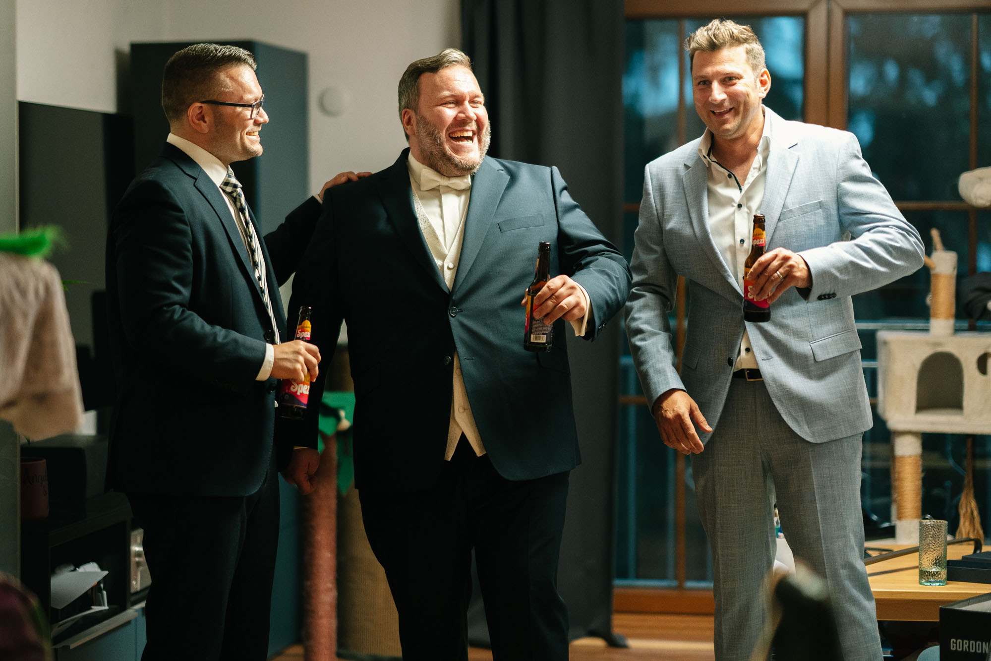 Natürliche Hochzeitsfotografie: Persönlicher Augenblick der Hochzeit von Angela und Jochen